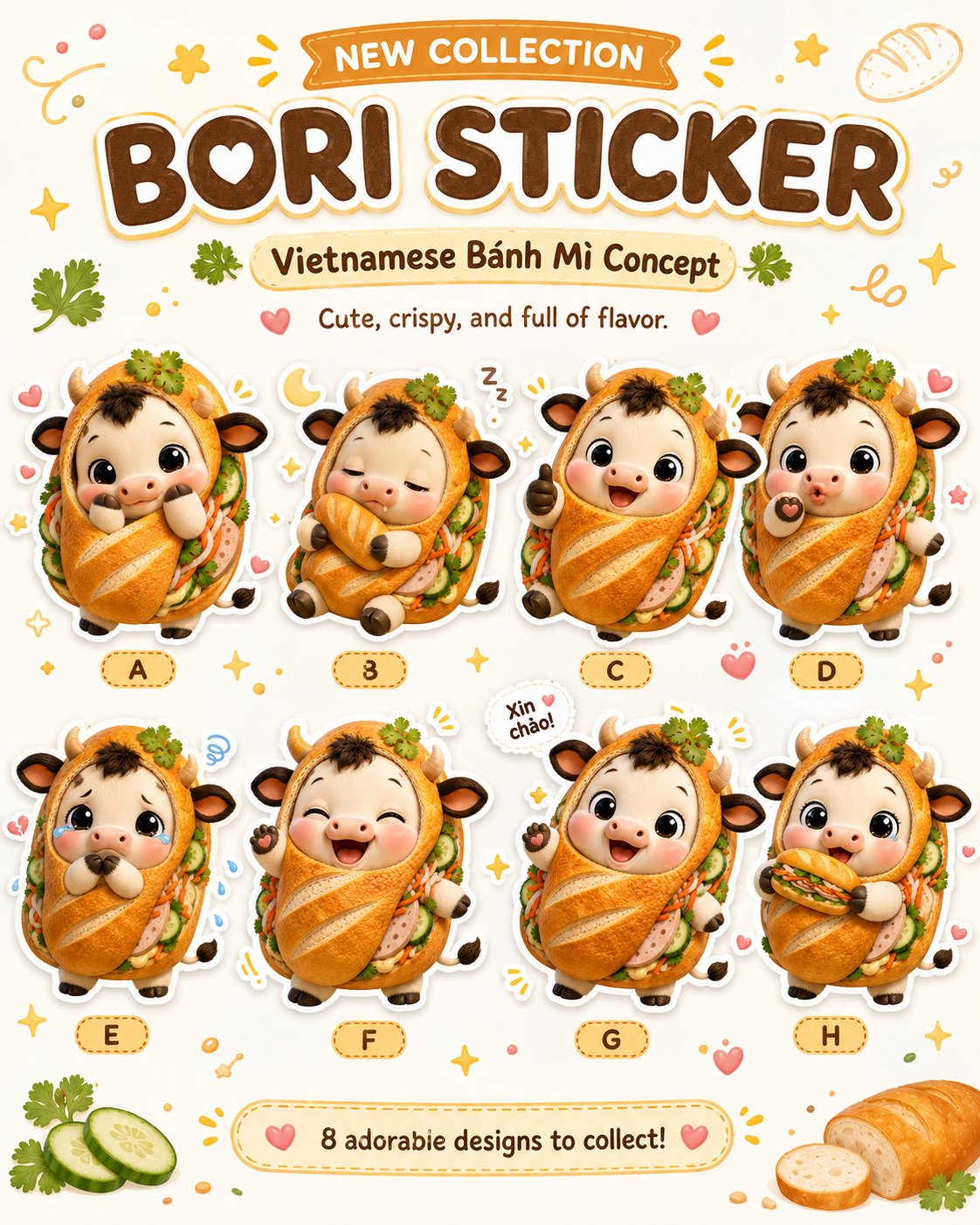 Vietnamese Bánh Mì Sticker